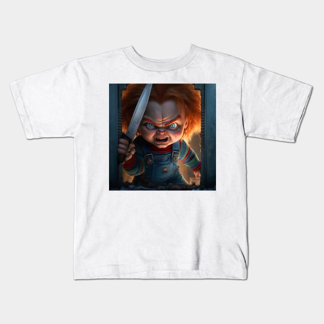 Chucky Baby Boy Kids T-Shirt by The Art Syndicate 